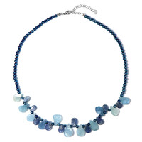 Aquamarine Silver Necklace