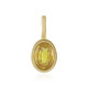 Madagascar Yellow Sapphire Silver Pendant