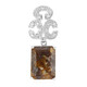 Dinosaur Bone Silver Pendant