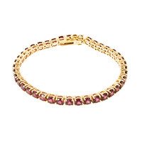 14K Rhodolite Gold Bracelet (CUSTODANA)