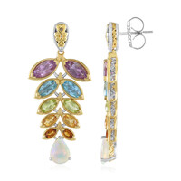 Welo Opal Silver Earrings (Gems en Vogue)