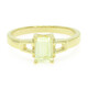 Canary Kunzite Silver Ring
