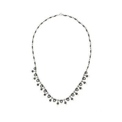 Freshwater pearl Silver Necklace