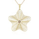 9K I2 Champagne Diamond Gold Necklace (Ornaments by de Melo)