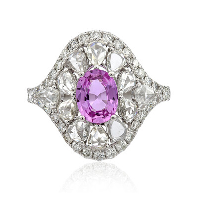 18K Pink Sapphire Gold Ring (CIRARI)