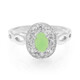 Imperial Chrysoprase Silver Ring