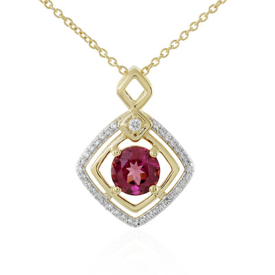 Malawi Garnet Silver Necklace