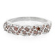 Fancy Diamond Silver Ring