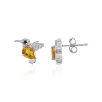 Citrine Silver Earrings