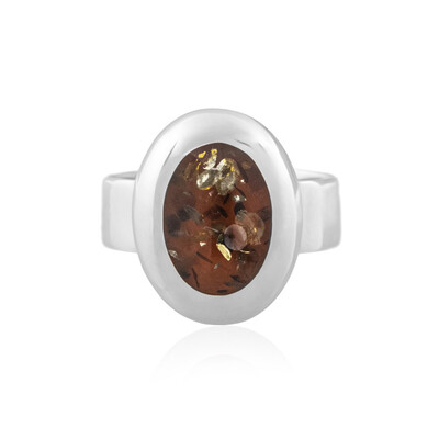 Baltic Amber Silver Ring (dagen)