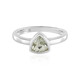 Green Amethyst Silver Ring
