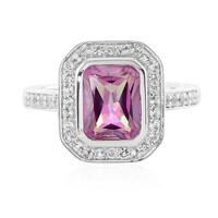 Anniversary Topaz Silver Ring
