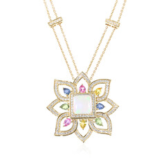 14K AAA Welo Opal Gold Necklace (de Melo)