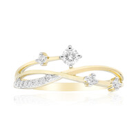 9K SI1 (G) Diamond Gold Ring