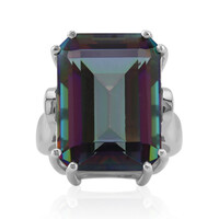 Mystic Quartz Silver Ring