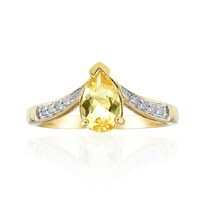 9K Heliodore Gold Ring