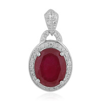 Madagascar Ruby Silver Pendant
