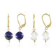 Rainbow Moonstone Silver Earrings