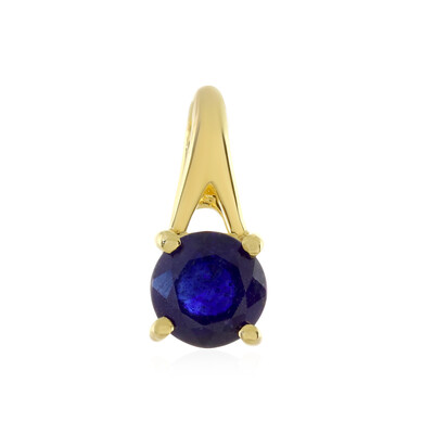Madagascar Blue Sapphire Silver Pendant