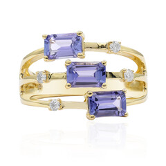 14K AAA Tanzanite Gold Ring (CIRARI)