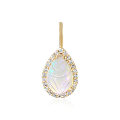 Welo Opal Silver Pendant