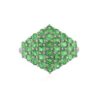 Tsavorite Silver Ring