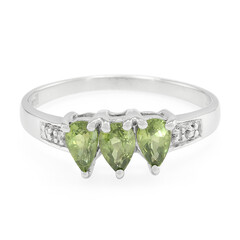 Mozambique Sapphire Silver Ring