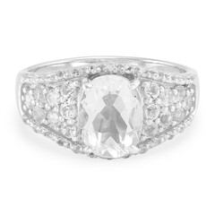 Petalite Silver Ring