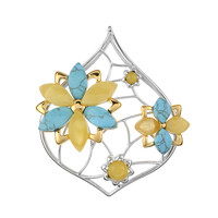 Turquoise Silver Pendant