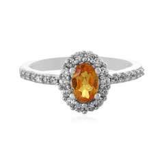 Spessartite Silver Ring