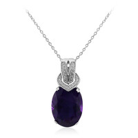 Moroccan Amethyst Silver Necklace
