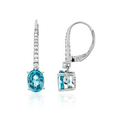 Ratanakiri Zircon Platinum Earrings
