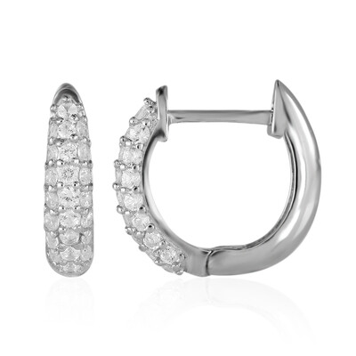 Zircon Silver Earrings