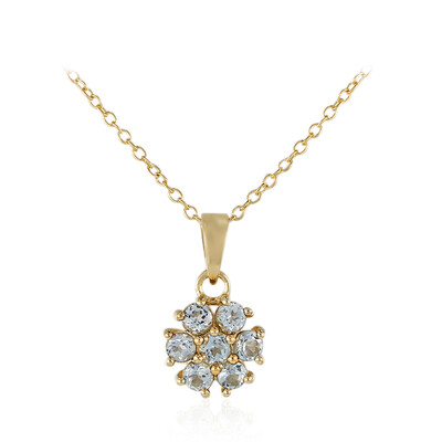 Sky Blue Topaz Silver Necklace