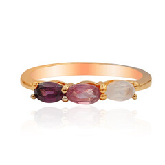 Rhodolite Silver Ring