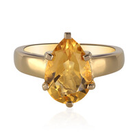 Citrine Silver Ring