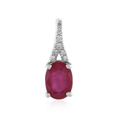 Bemainty Ruby Silver Pendant