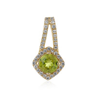 9K Sphene Gold Pendant