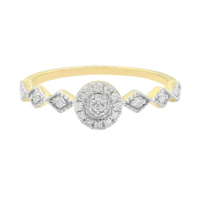 14K SI1 (G) Diamond Gold Ring (Annette)