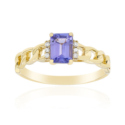 14K AAA Tanzanite Gold Ring (CIRARI)