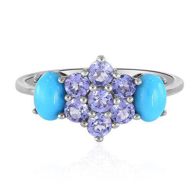Sleeping Beauty Turquoise Silver Ring