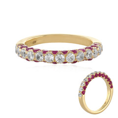 9K Zircon Gold Ring (Adela Gold)