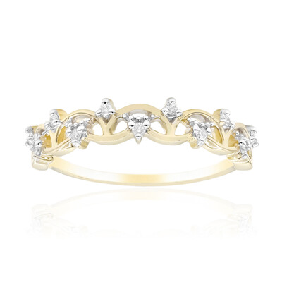 9K SI1 (G) Diamond Gold Ring (Annette)