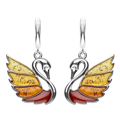 Baltic Amber Silver Earrings (dagen)