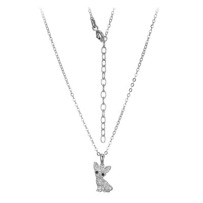 White Topaz Silver Necklace