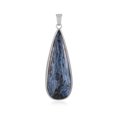 Pietersite Silver Pendant (Bali Barong)