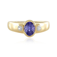 Tanzanite Silver Ring (Adela Silber)