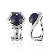 Freshwater pearl Silver ear clips