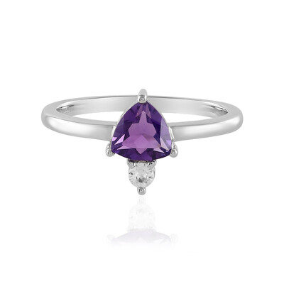 Siberian Amethyst Silver Ring