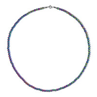 Mystic Hematite Silver Necklace